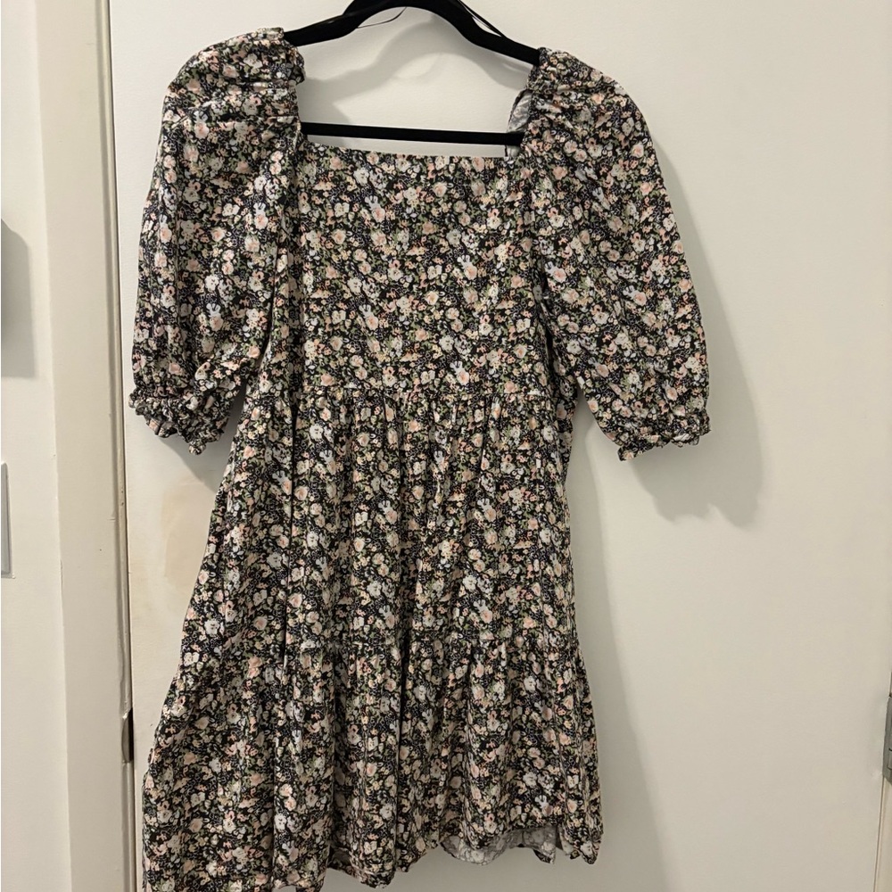 Levi’s Willa Trapeze Floral Puff Sleeve Dress